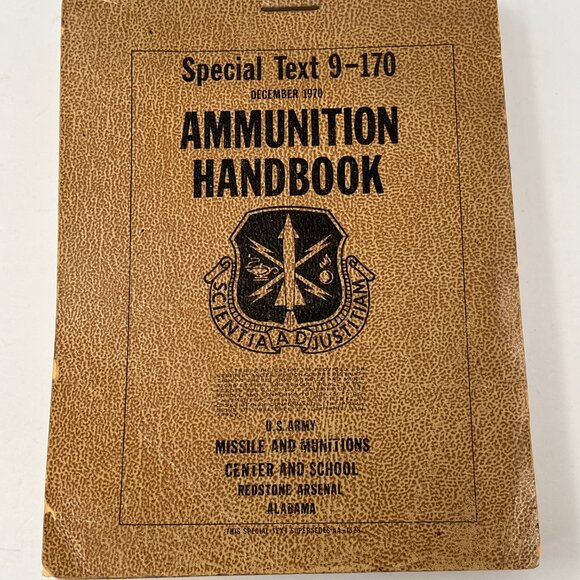 Vtg Army TM 9-1005- 249-20 & FM 23-8 Special Tool Service Handbook 9-170 M16-M14 - Picture 7 of 16